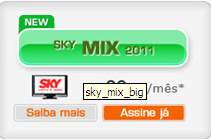 New Sky mix 2011 com 125 canais para 1TV